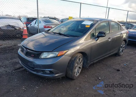 2012 Honda Civic Si из США, поврежденный, VIN 2HGFB6E53CH702486